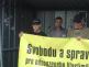 protestní akce 22. 8. 2009