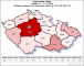 2019 - mapa nápadu krádeže vloupáním do rodinných domů