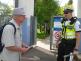 Cyklisté pod policejním dohledem
