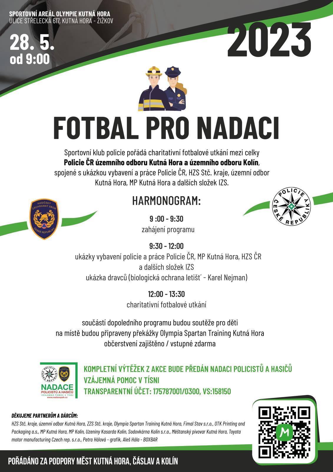 "Fotbal pro nadaci 2023"