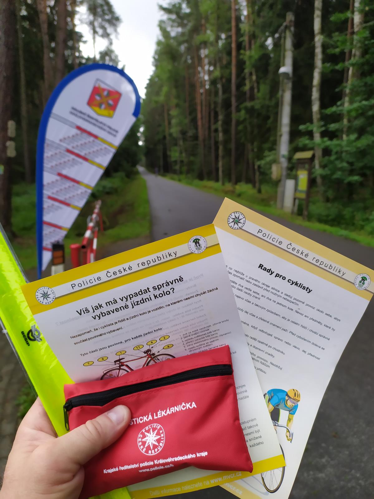 "Na kole jen s přilbou" Hradec Králové 12. 07. 2021