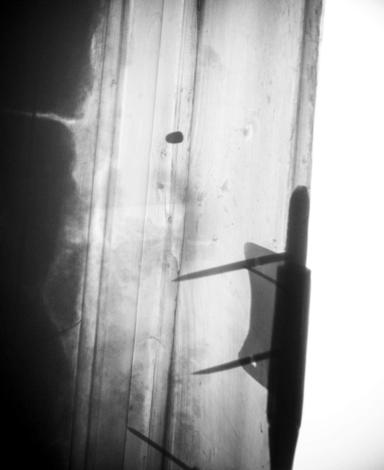 02 RTG snímek zárubní - lokalizace střely