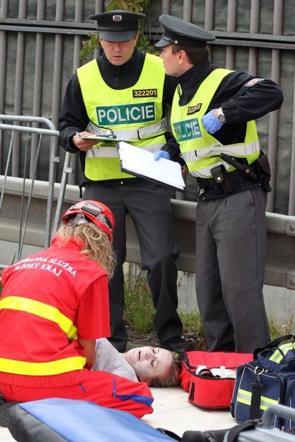 19 simulace nehody Kunovice