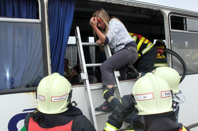 22 simulace nehody Kunovice