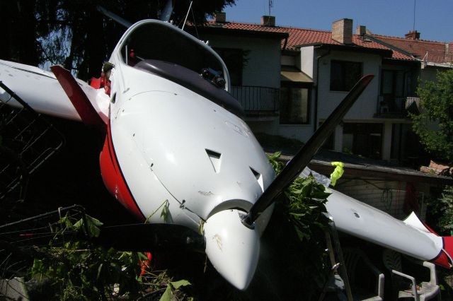 3 pad letadla Uherske Hradiste