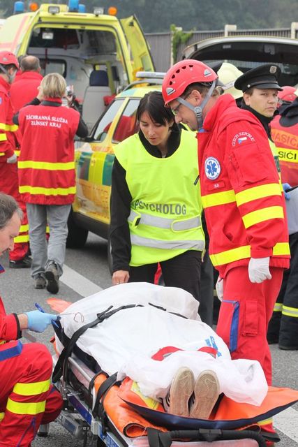 33 simulace nehody Kunovice