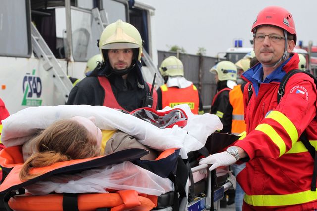 36 simulace nehody Kunovice