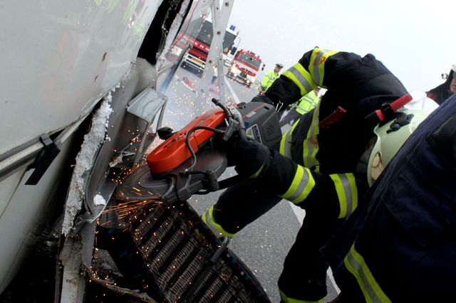 42 simulace nehody Kunovice