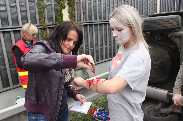 45 simulace nehody Kunovice