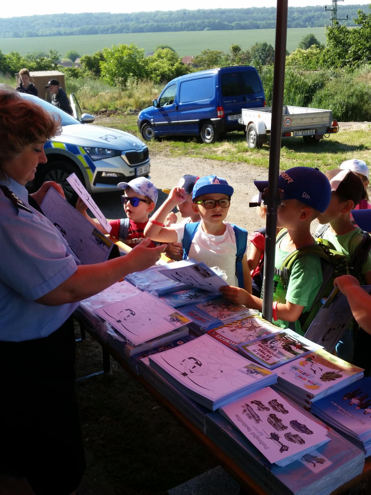 Agra Řisuty - policejní ukázky na farmě