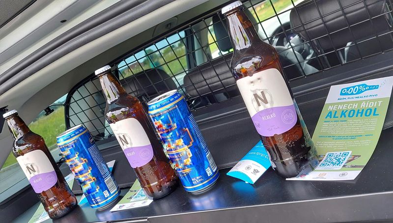 Akce "Řídím, piju nealko pivo" v Jaroměři - 2.8.2023