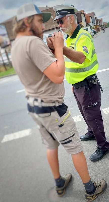 Akce "Řídím, piju nealko pivo" v Jaroměři - 2.8.2023