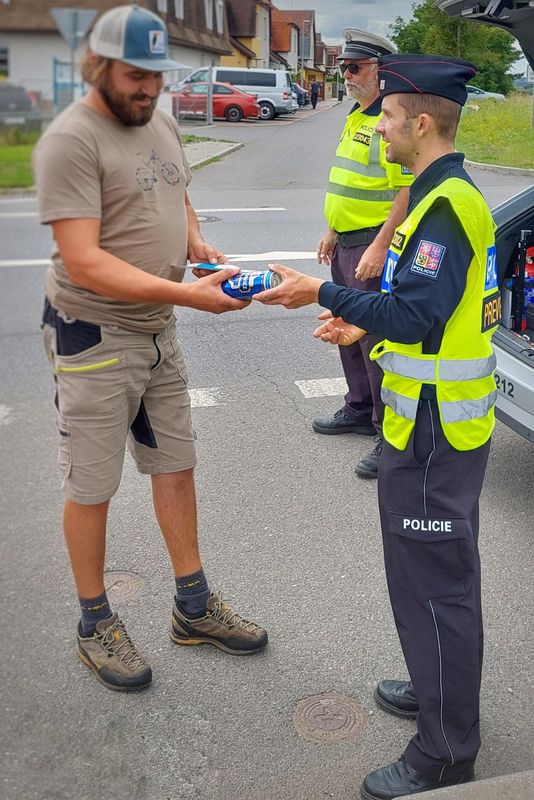 Akce "Řídím, piju nealko pivo" v Jaroměři - 2.8.2023