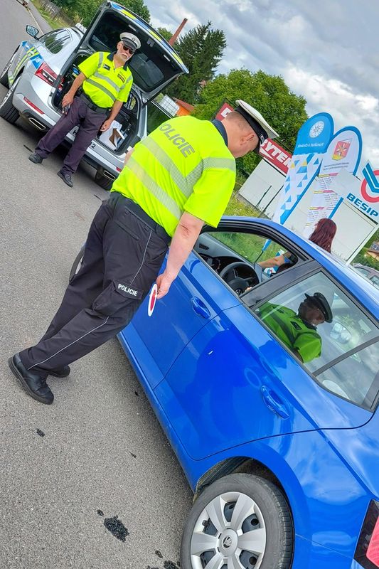Akce "Řídím, piju nealko pivo" v Jaroměři - 2.8.2023