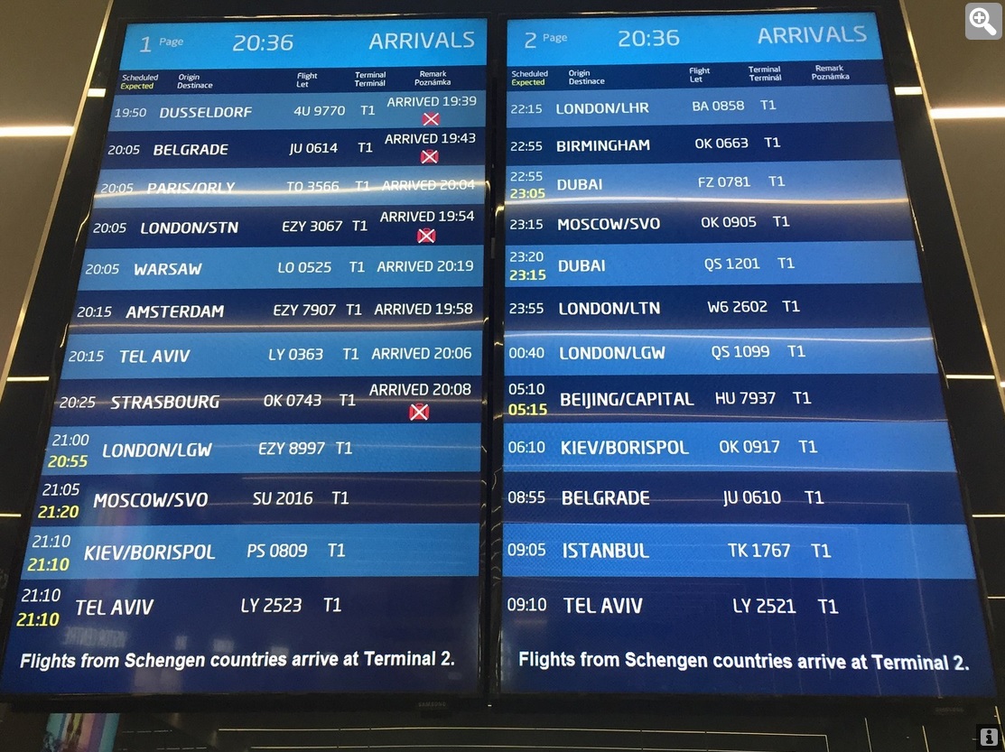 Anonym hrozil bombou na letišti Václava Havla