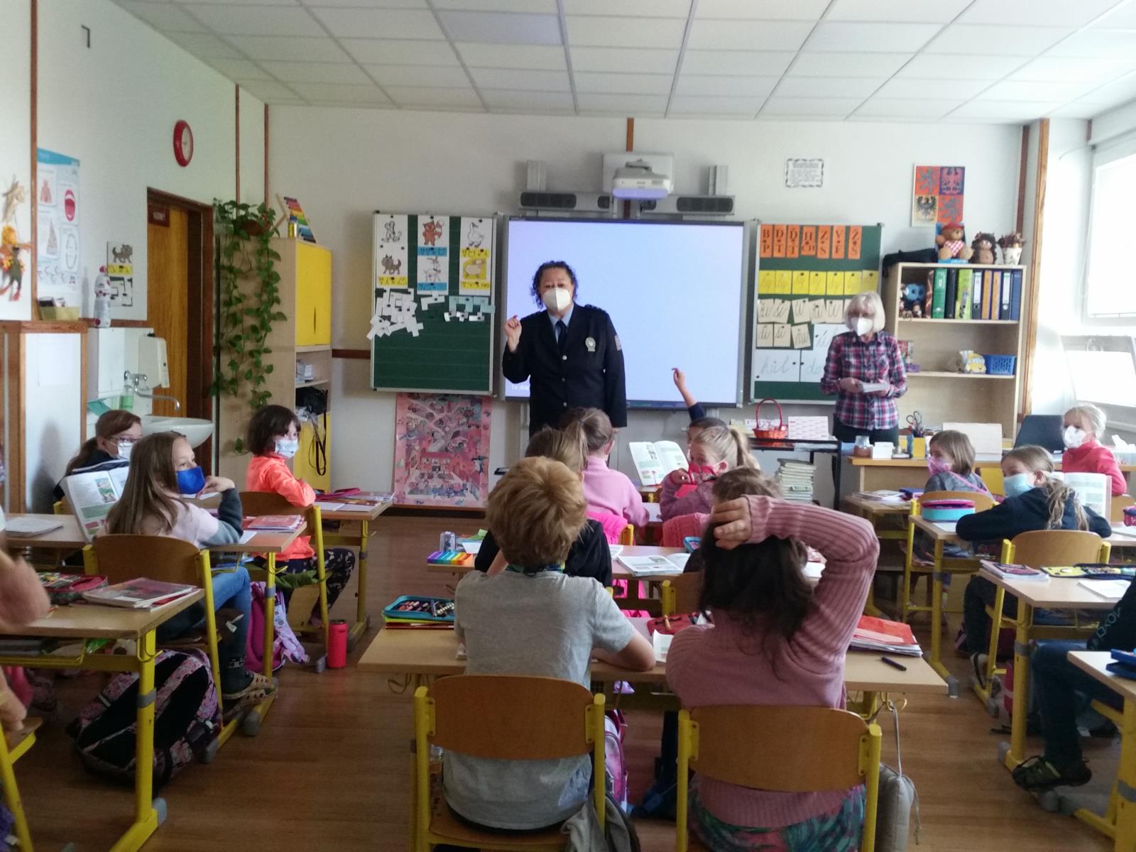 Beseda s žáky ZŠ Lány