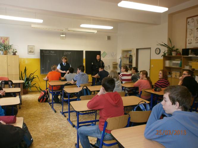Beseda v ZŠ Tuchlovice