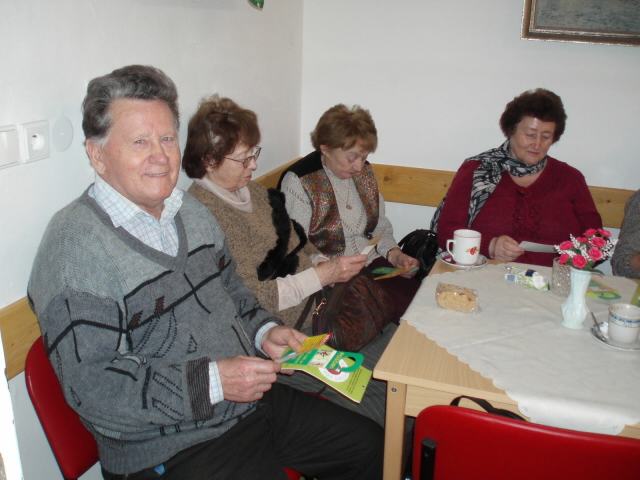 Beseda v klubu seniorů