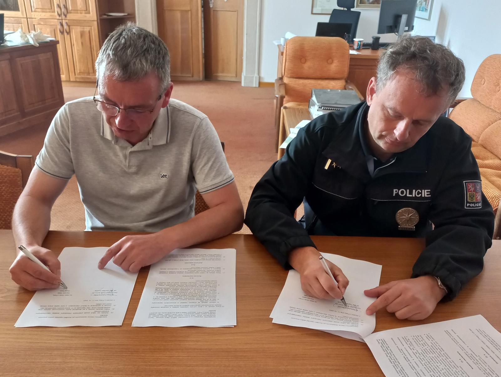 Bezpečné Jílové u Prahy - podpis koordinační dohody