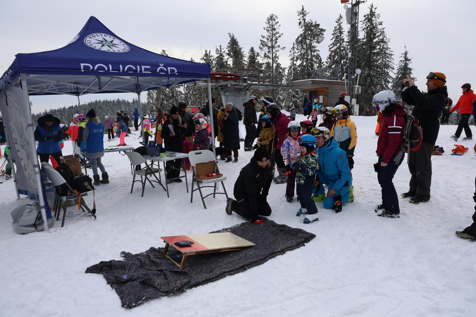 Bezpečně na sjezdovce Lipno nad Vltavou