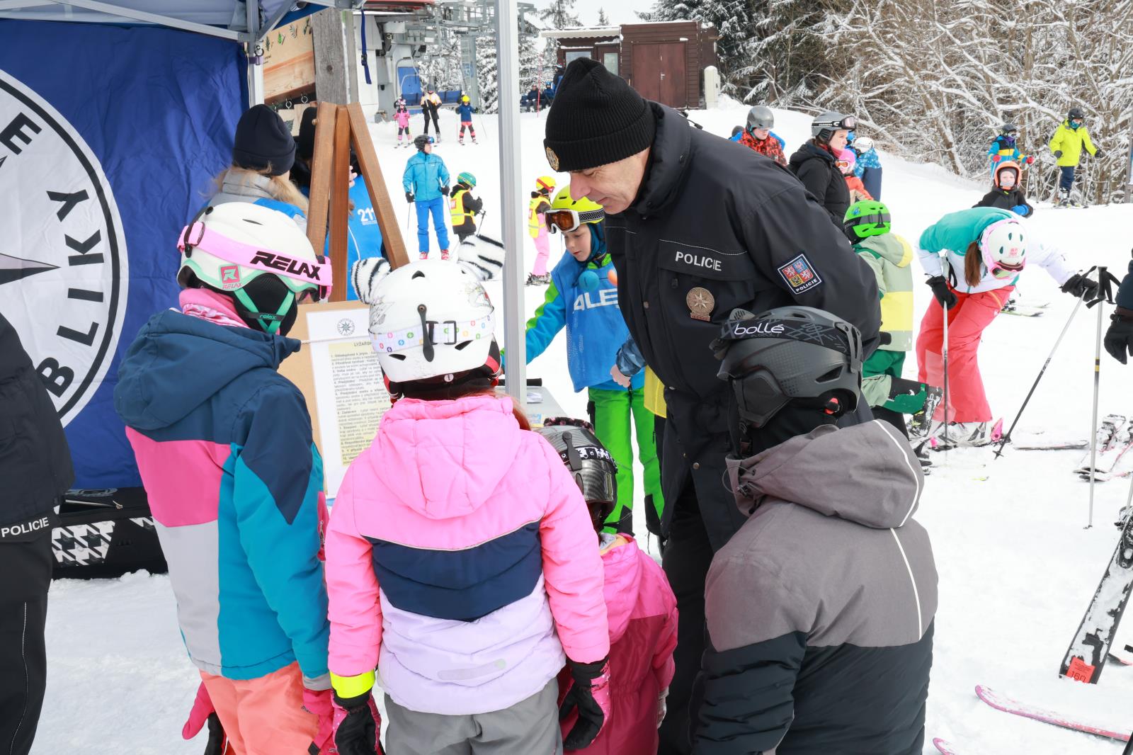Bezpečně na sjezdovce Lipno nad Vltavou