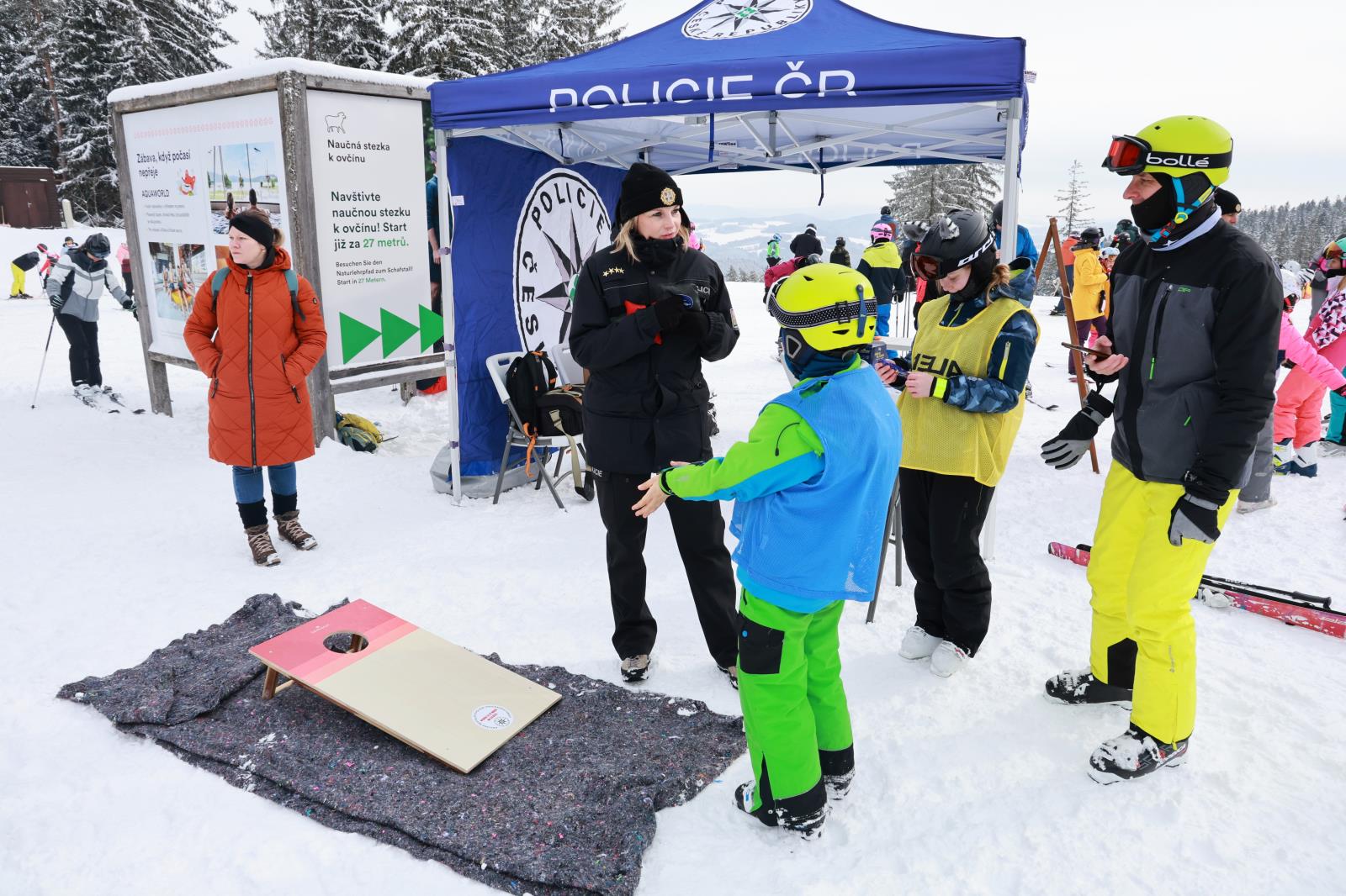 Bezpečně na sjezdovce Lipno nad Vltavou