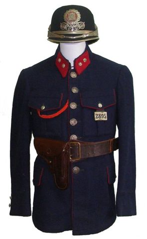 Blůza strážníka sboru unifor. stráže bezpečnosti z roku 1931