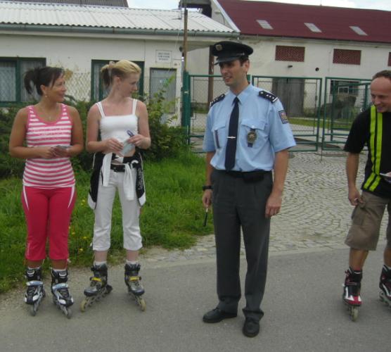 Bruslař = chodec