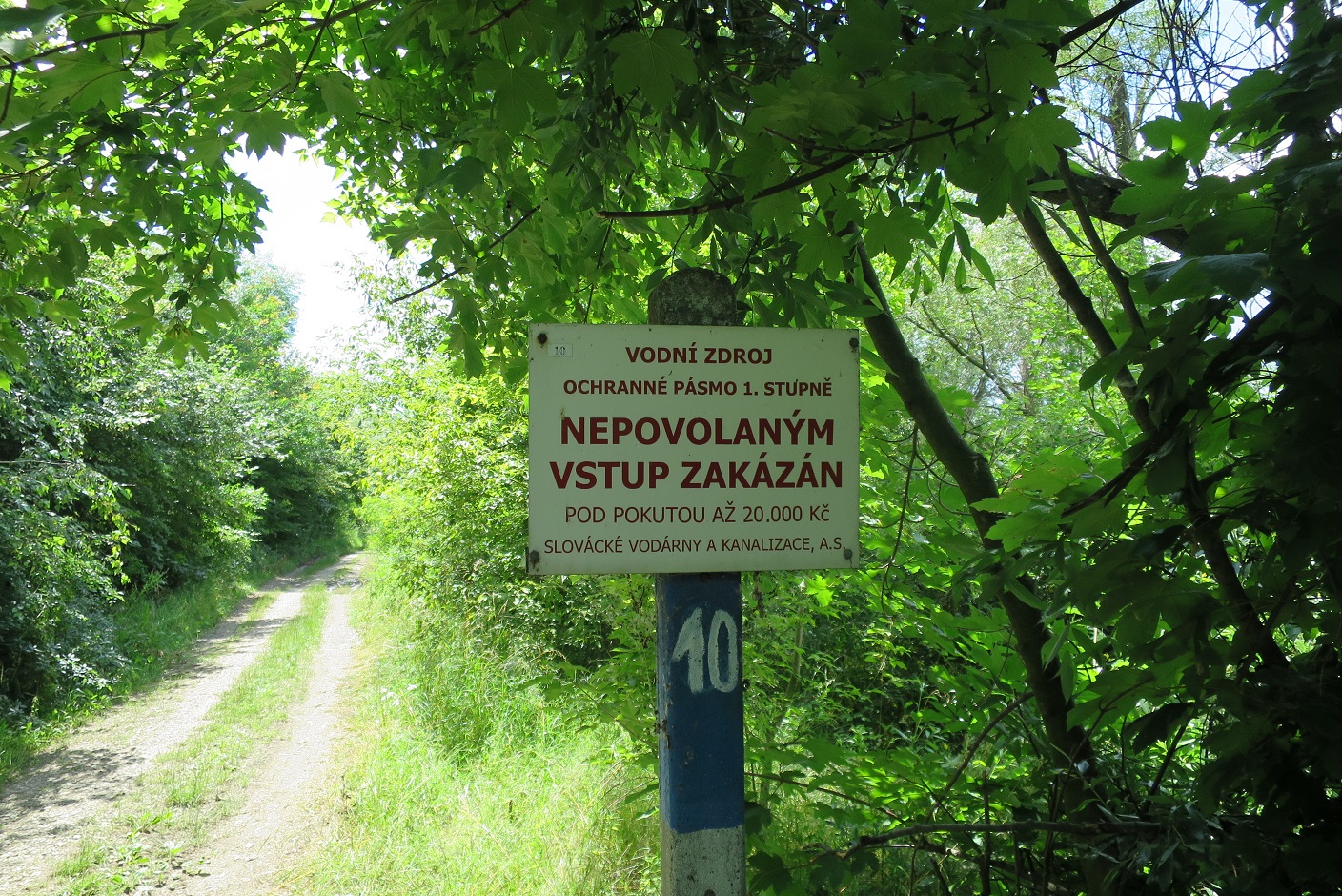 Cedule zákaz vstupu