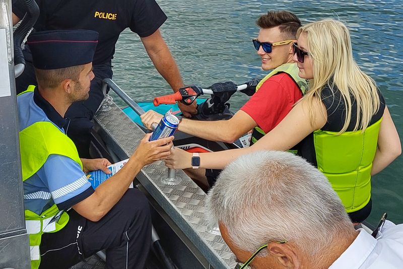Českoskalický služební člun opět na vodě - VD Rozkoš - 24.06.2023