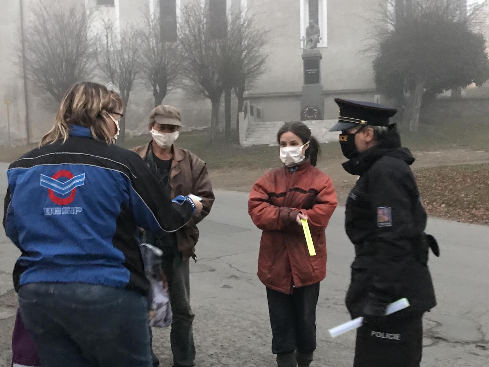Chodci za snížené viditelnosti - Domažlicko