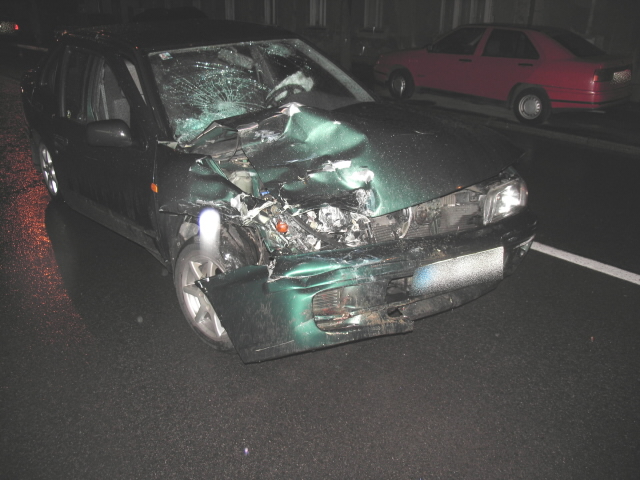 Co dovedou 2,27 promile alkoholu v dechu. Vozidlo Nissan Almera