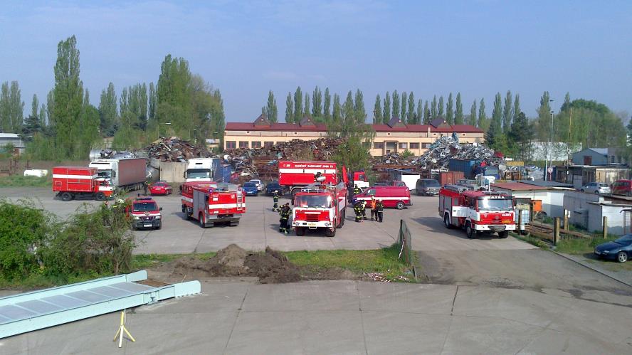 Cvičení IZS únik plynu