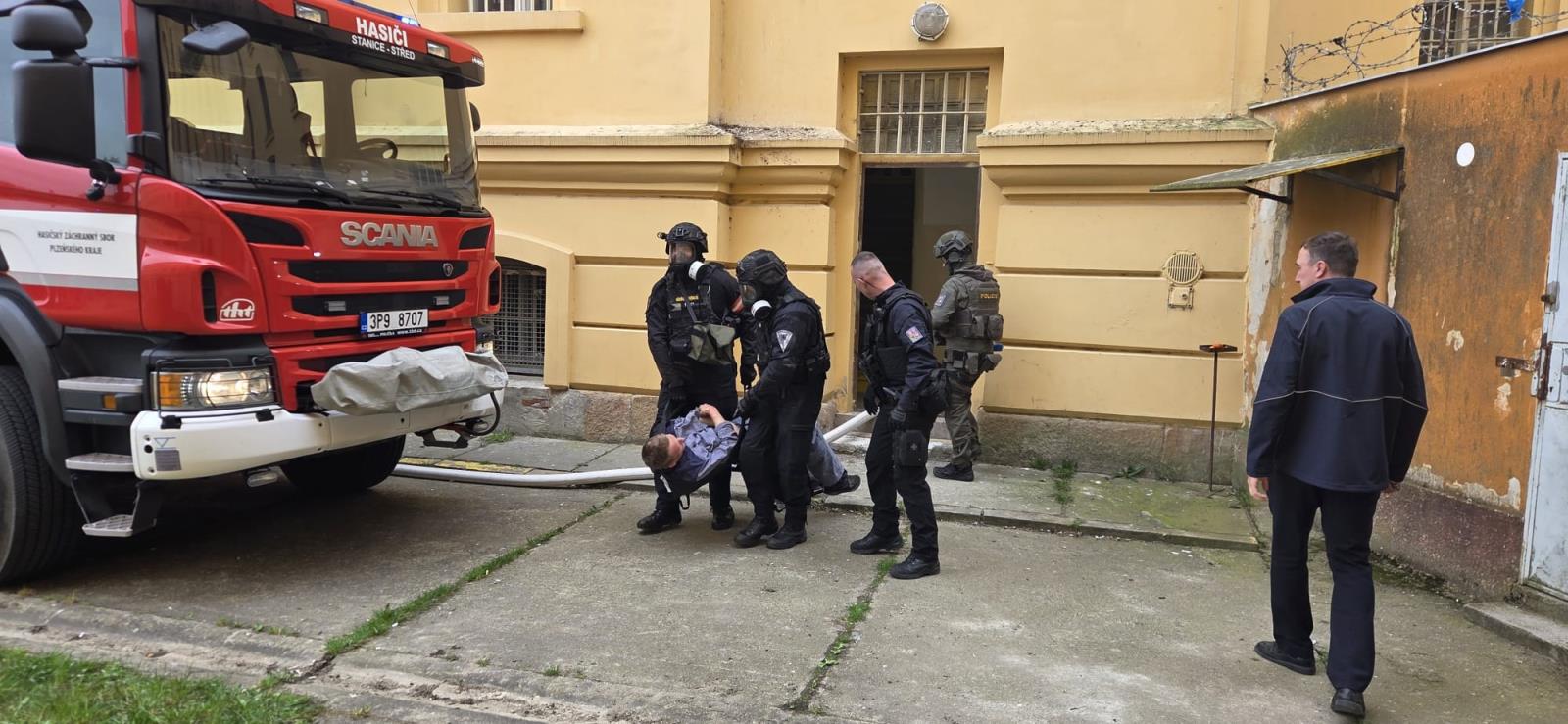 Cvičení Věznice Plzeň