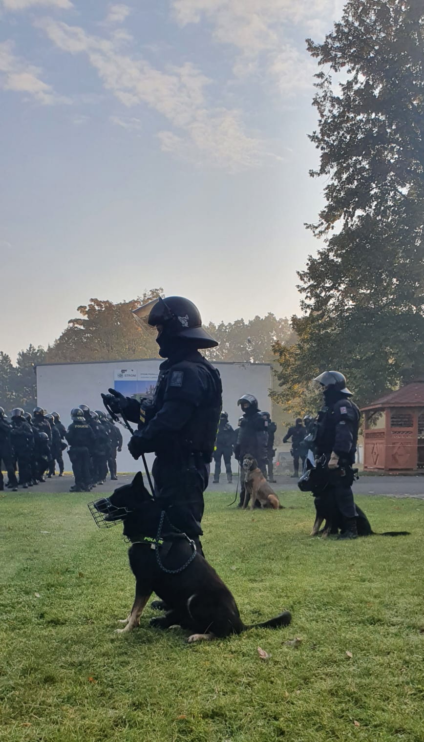 Cvičení pořádkových jednotek 26. 10. 2021 Litoměřice