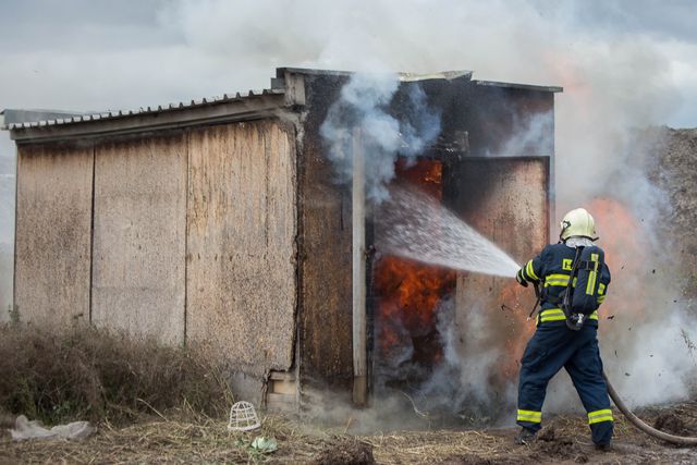 Cvičení - požár