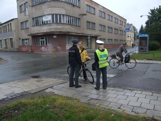 Cyklisté v Týništi