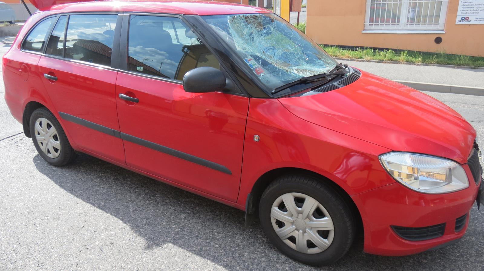 Cyklistka posilněna alkoholem při dopravní nehodě