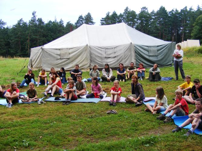 Dětský tábor u Olešné - 3.7.2009