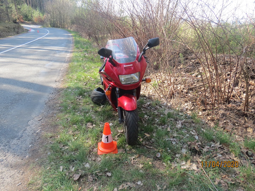 DN motorkářů na Jičínsku ze dne 11. 04. 2020