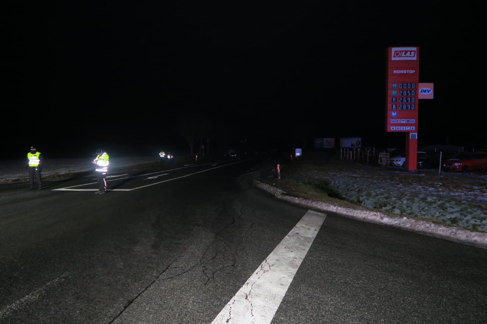 DN na Vitějovické křižovatce 2.