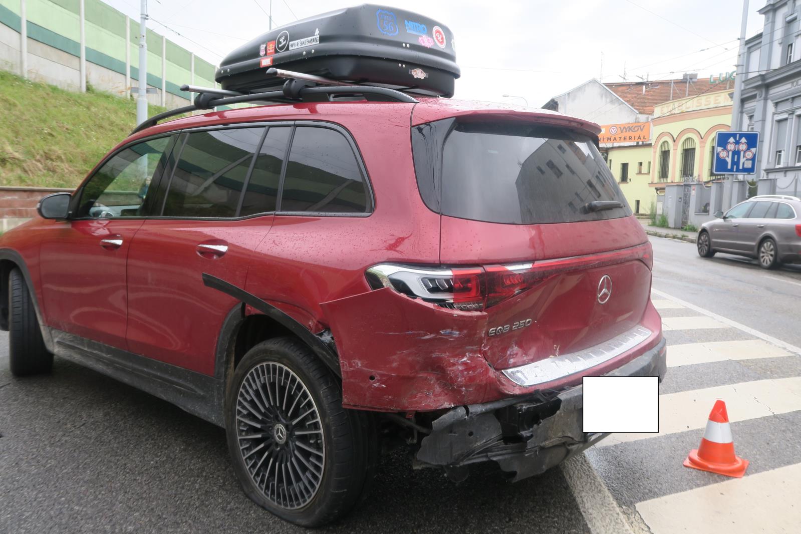 DN na křižovatce ulic Nádražní x Pekárenská 2.