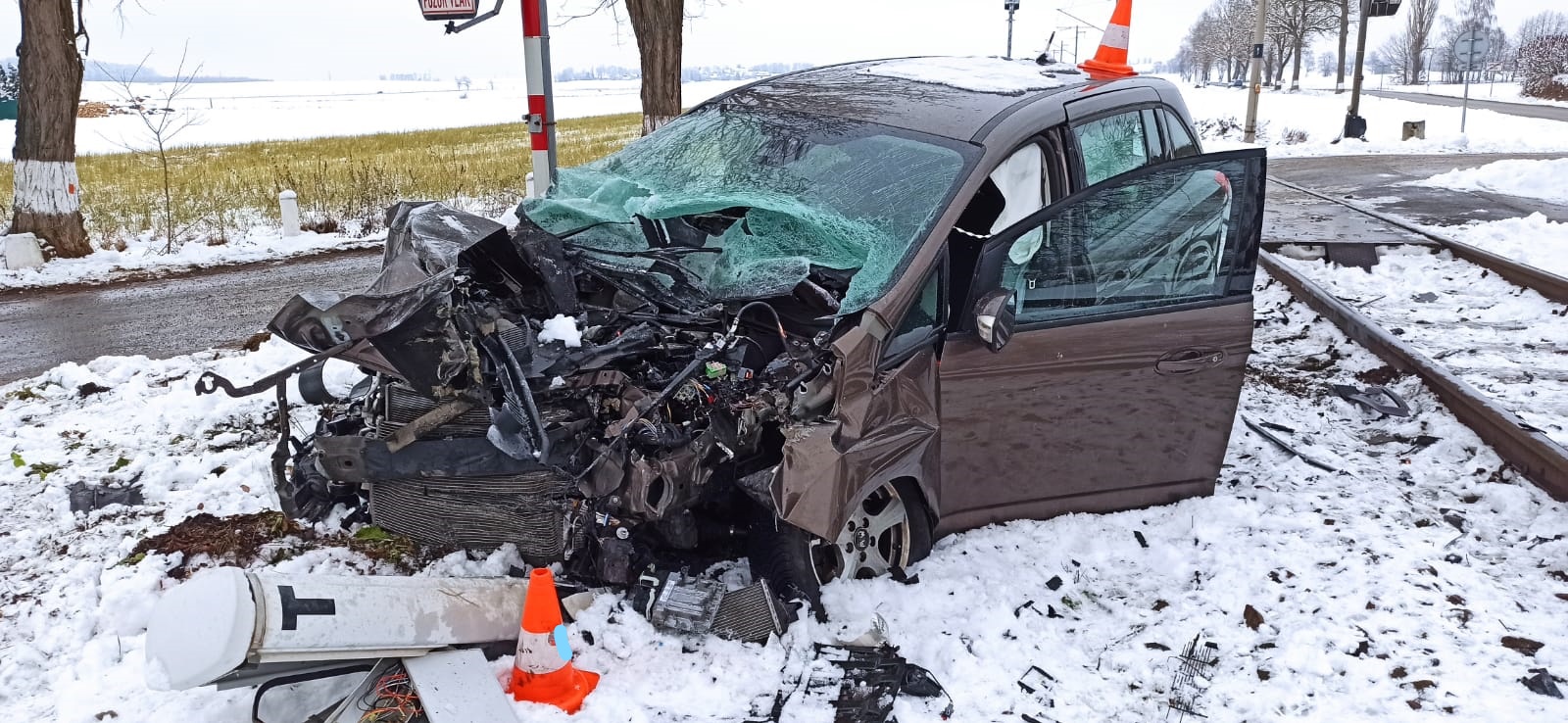 DN na žel. přejezdu v Kardašově Řečici 3.