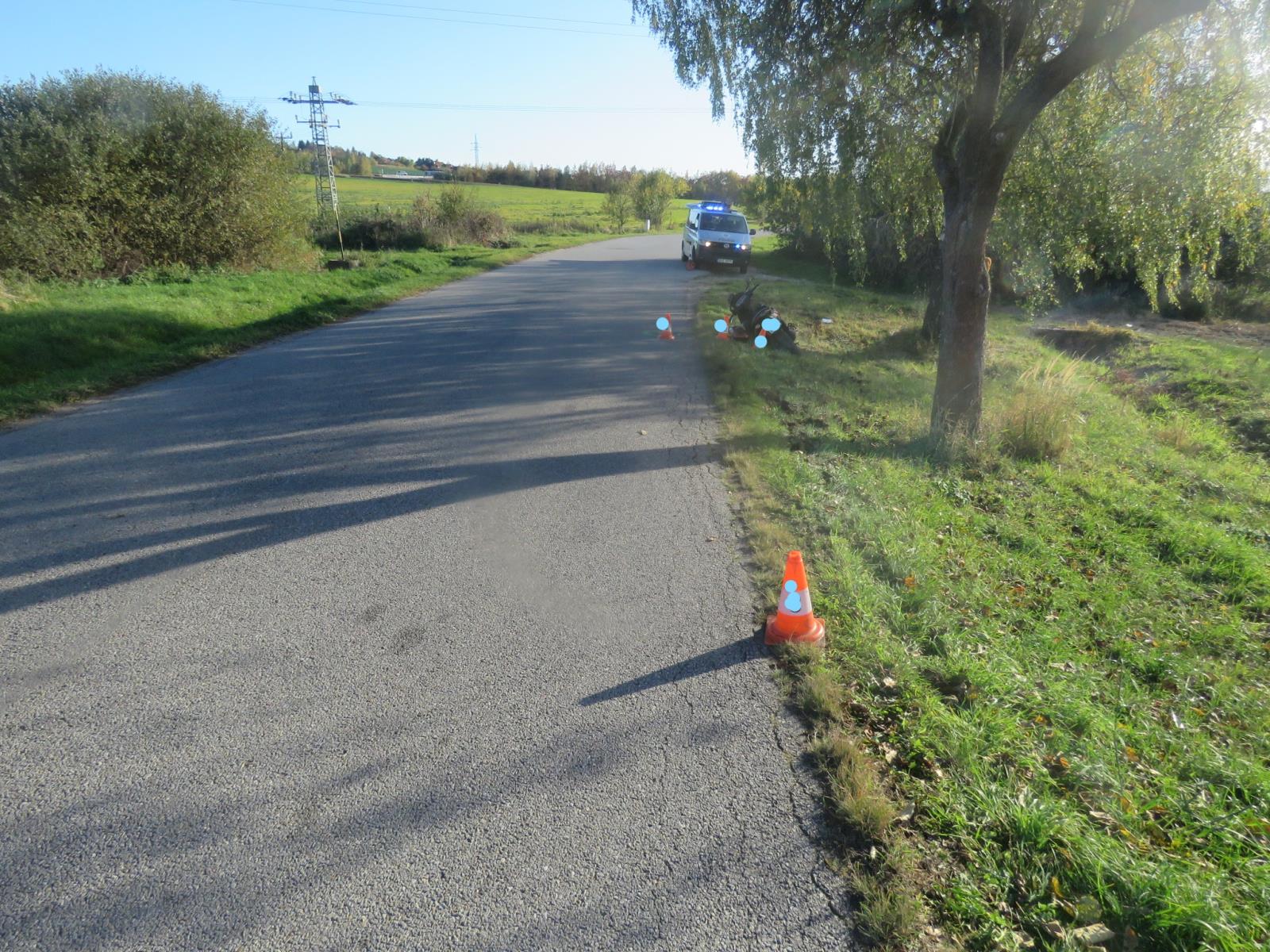 DN s alkoholem na silnici z Hůr na Libnič 2.