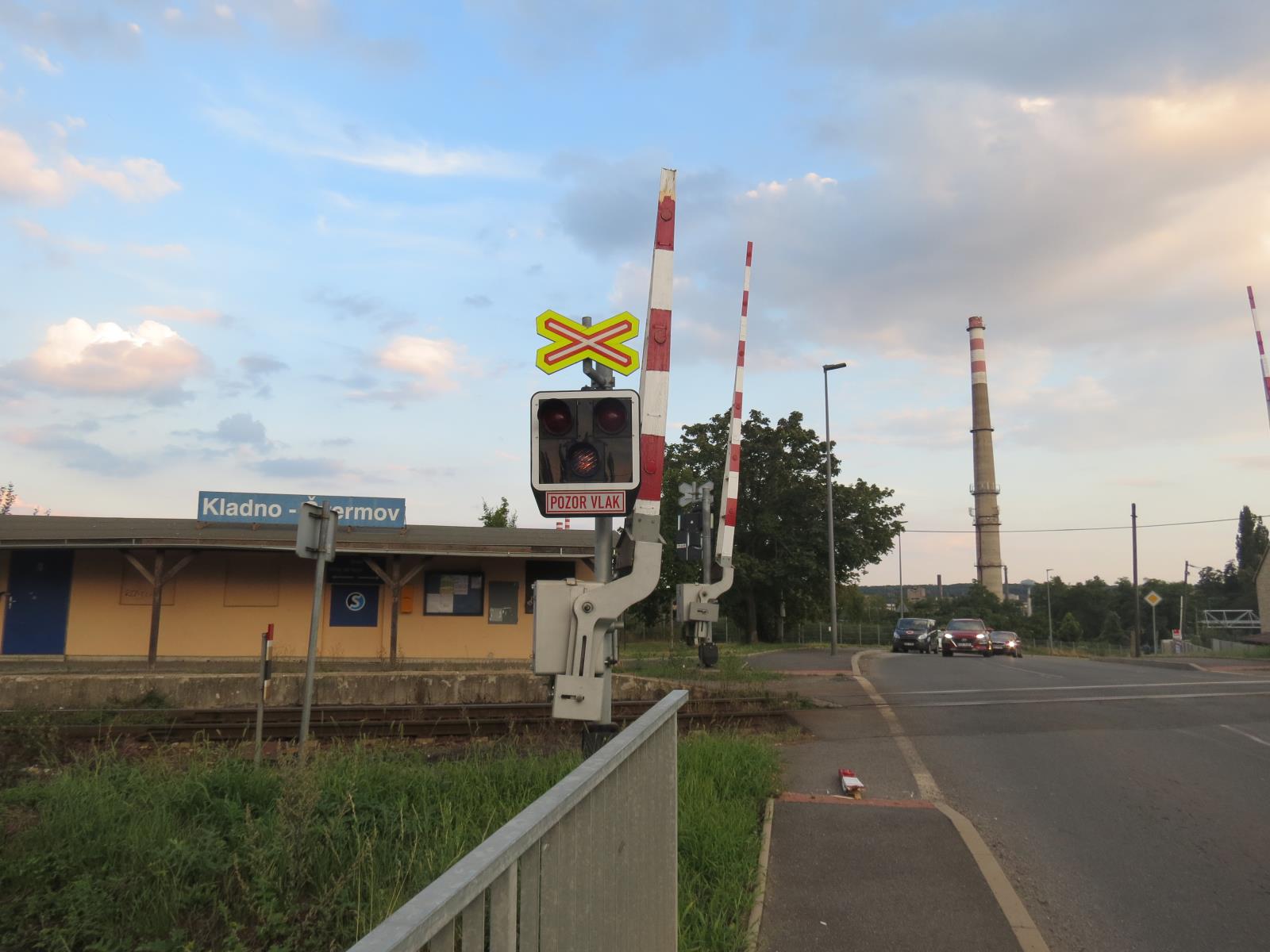 DN želzniční přejezd