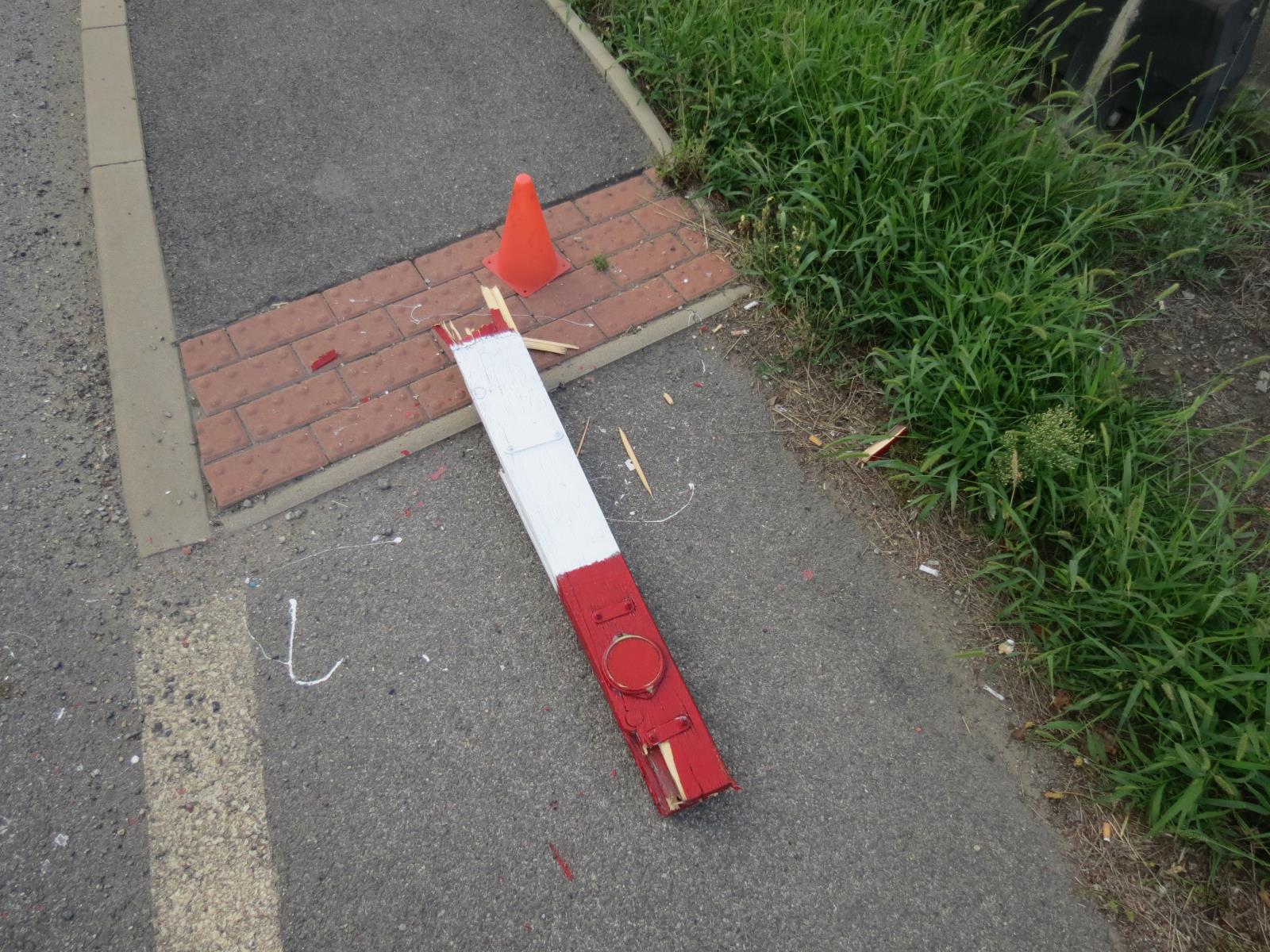 DN želzniční přejezd