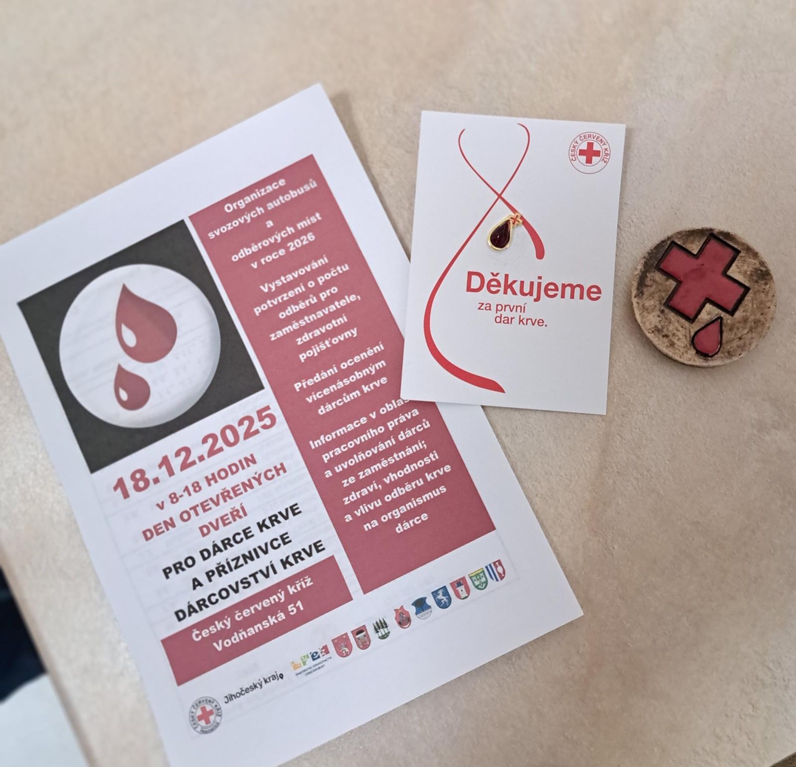 Darování krve v Nemocnici Prachatice