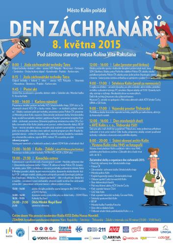 Den záchranářů Kolín 2015