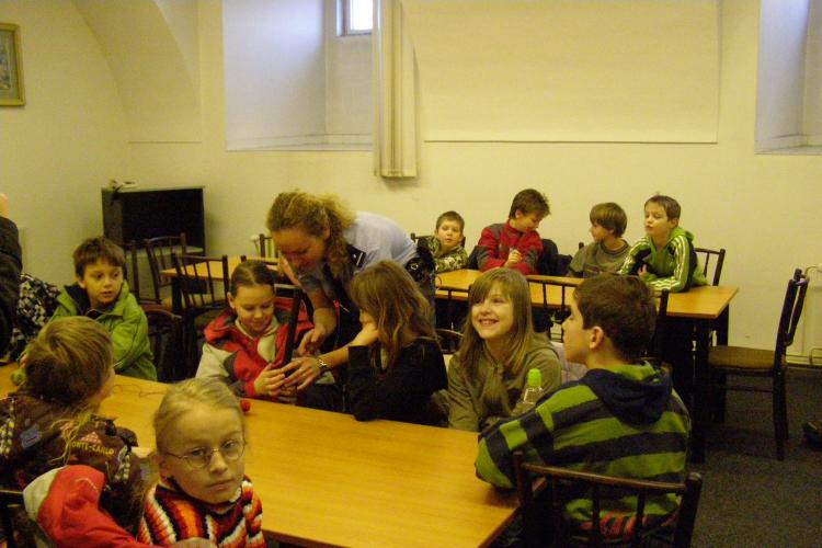 Děti a jejich policistka