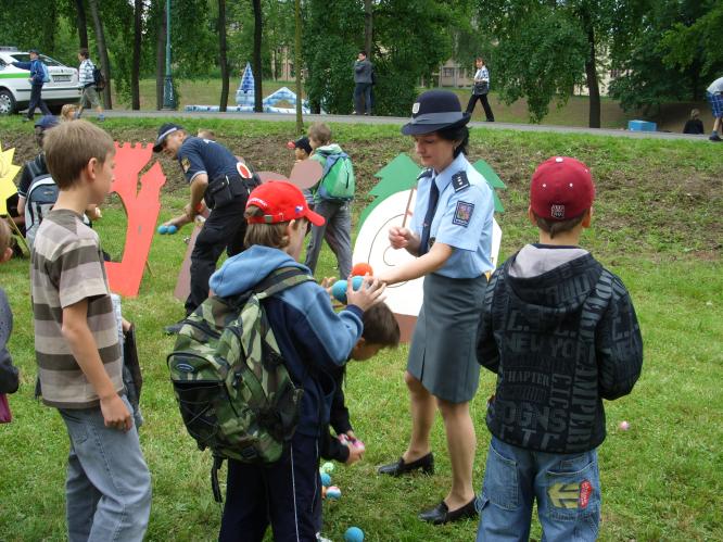 Děti soutěží